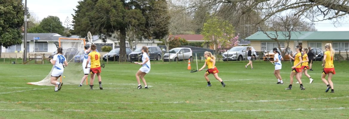 Waikato U18 attacking Auckland U18